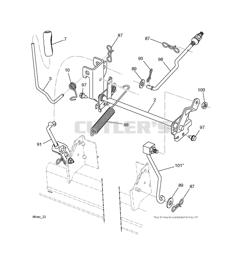 MOWER LIFT / DECK LIFT