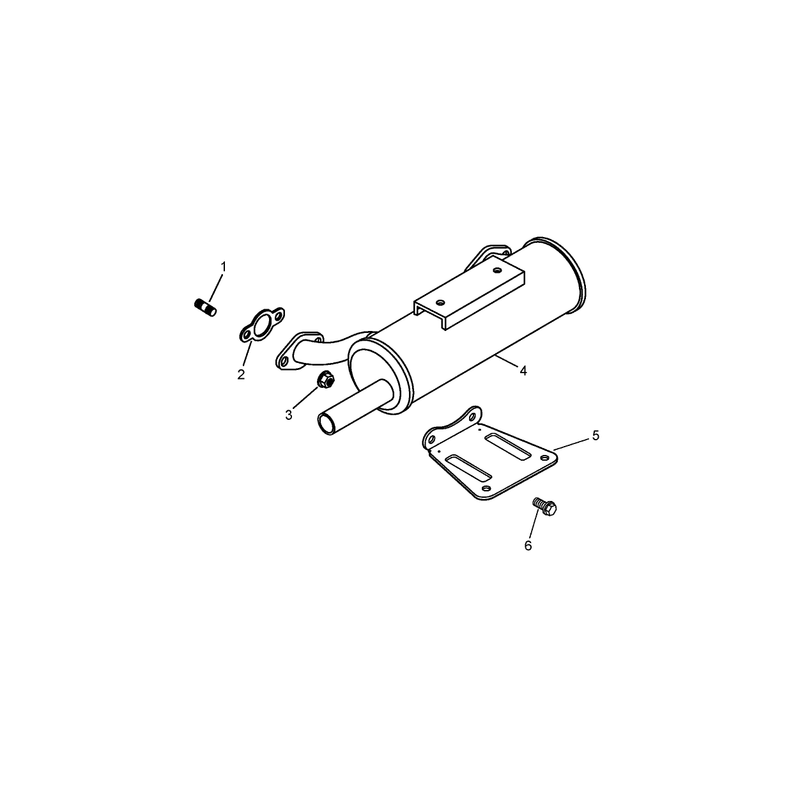 Exhaust Assembly Kohler CH23S-76584