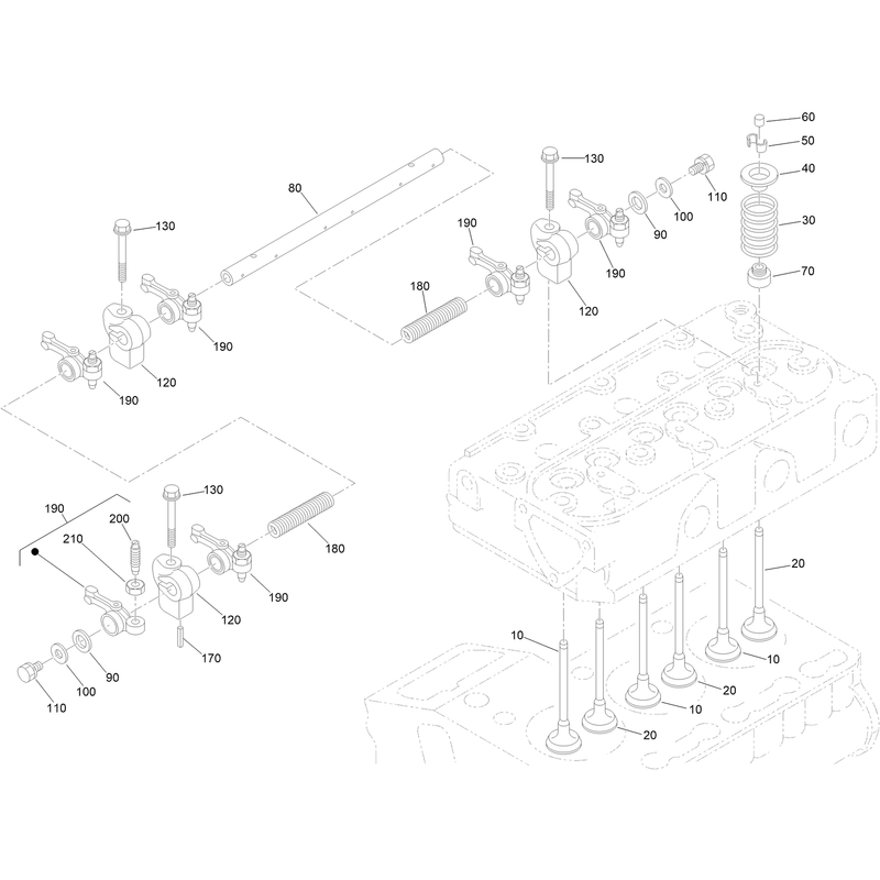 Valve and Rocker Arm Assembly