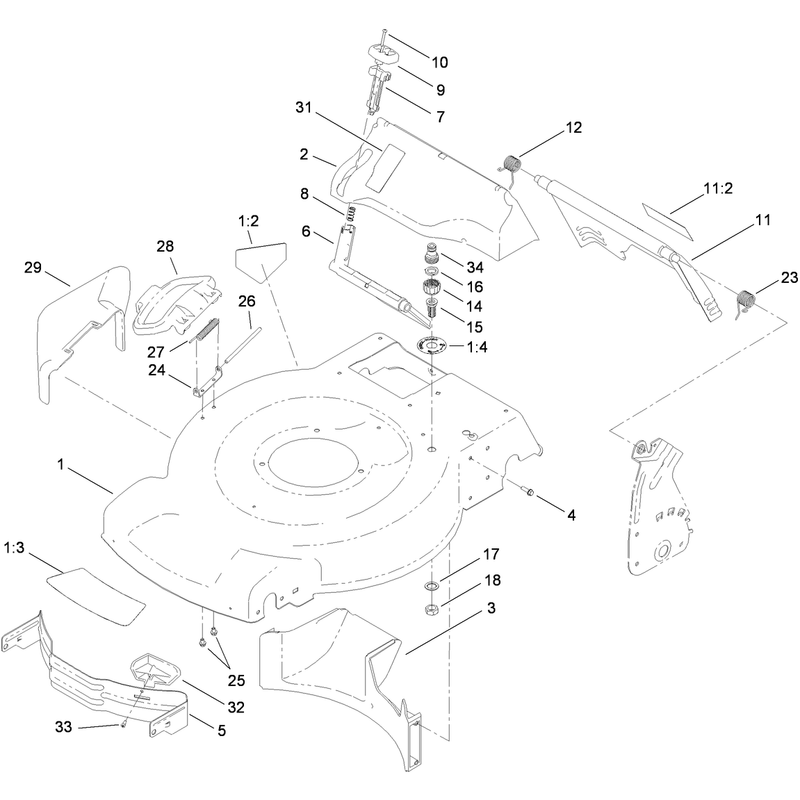 Housing and Rear Door Assembly