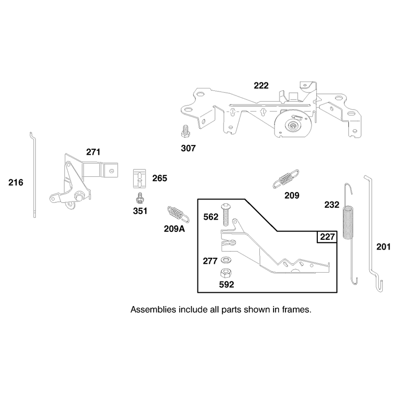 Engine Briggs and Stratton Model 303776-1188-A1