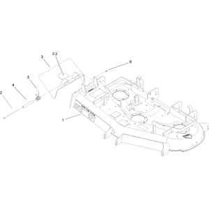 Deck and Deflector Assembly No 106-5876