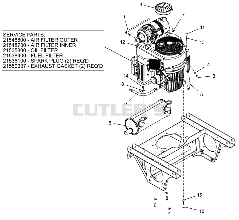 Engine - Kawasaki FX921V