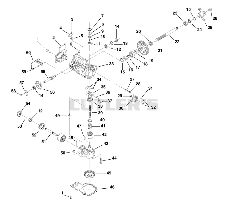 Hydrostatic Transaxle - Left