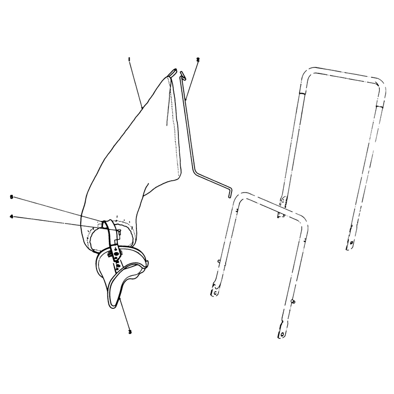 Grass Bagging Kit No 38-0050 Optional