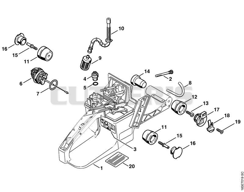 Tank housing, AV-System