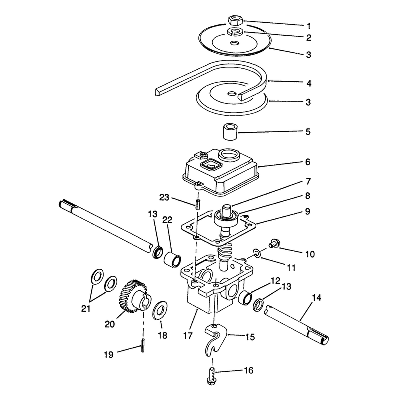 Gearbox Assembly No 71-8250 Model No 20916b