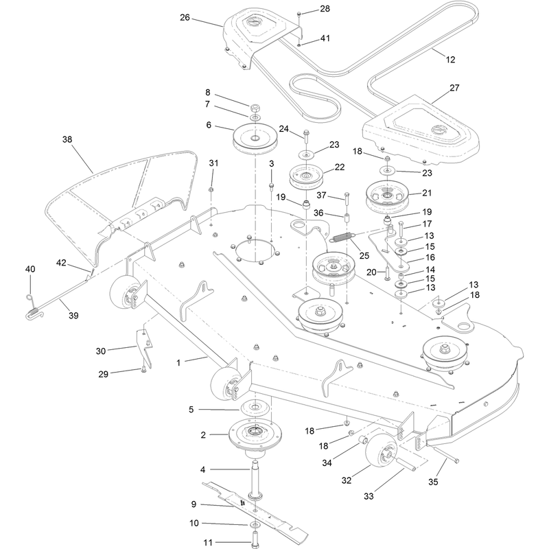 60 Inch Deck Assembly
