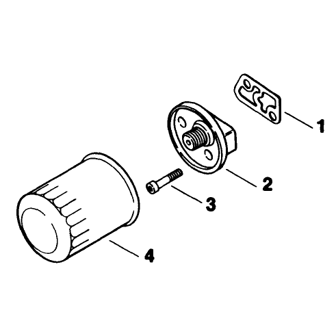 Oil Filter Engine Model No Mv16s Type 56519