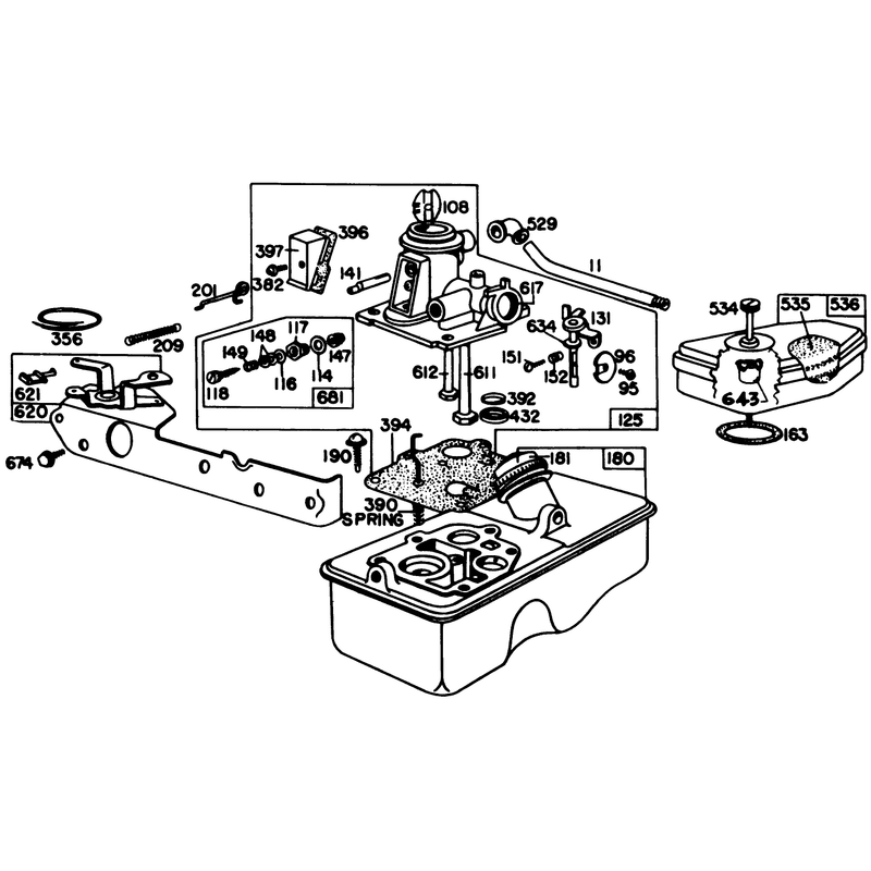 Carburetor Assembly Model 92908-1956-02