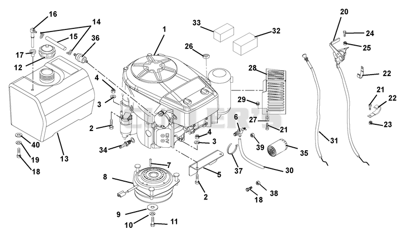 Engine, Fuel And Exhaust System