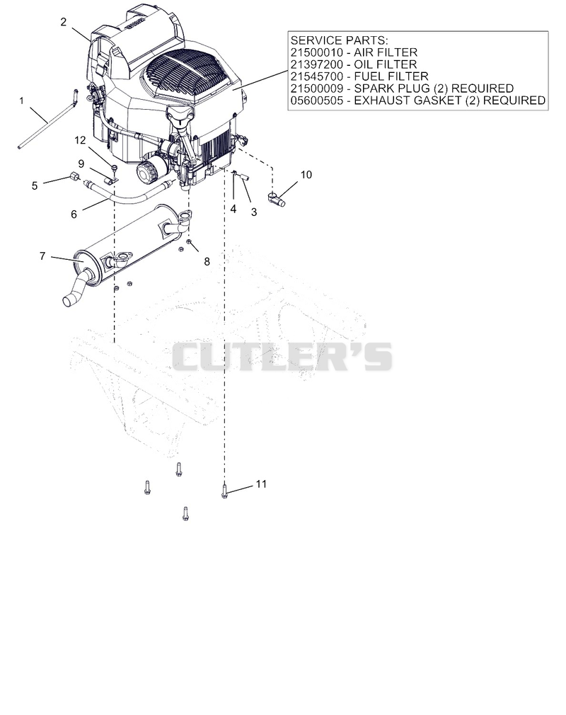 Engine - Kohler ZT740 Confidant