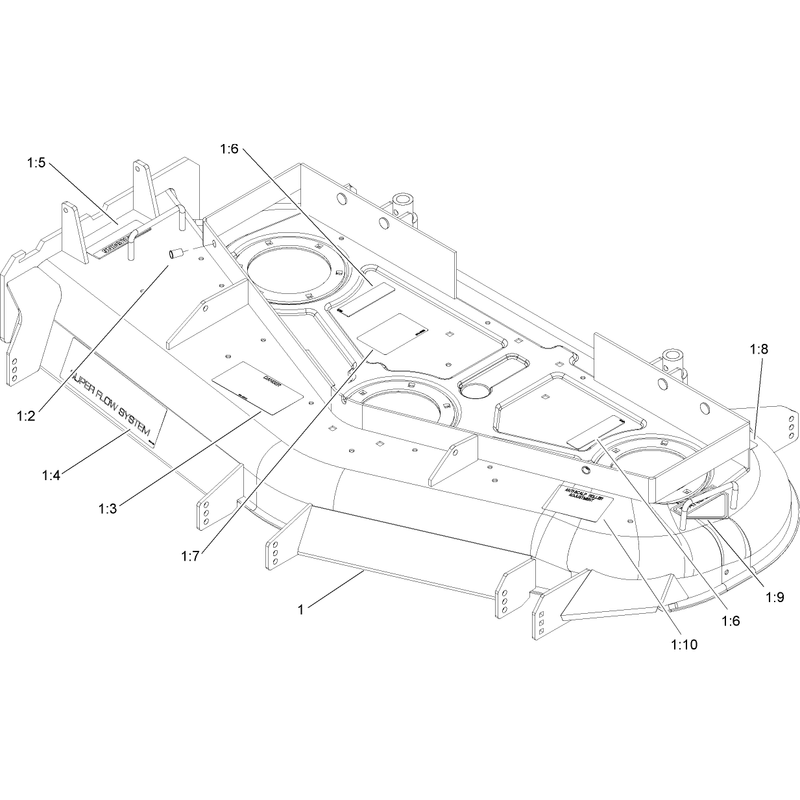 Deck Decal Assembly 106-0619