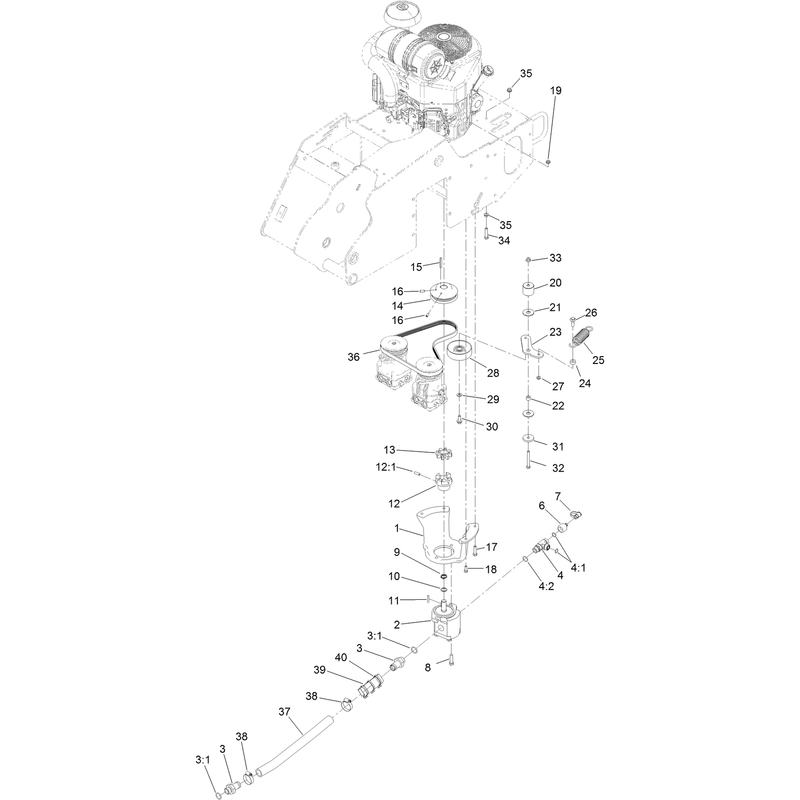 Gear Pump and Mount Assembly