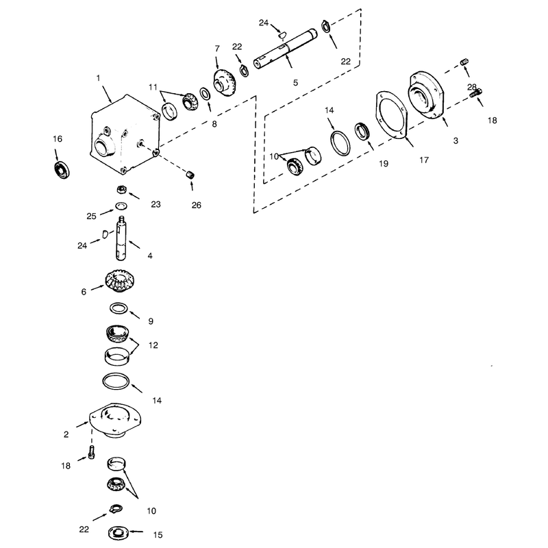 Gearbox Assembly No 1100-010