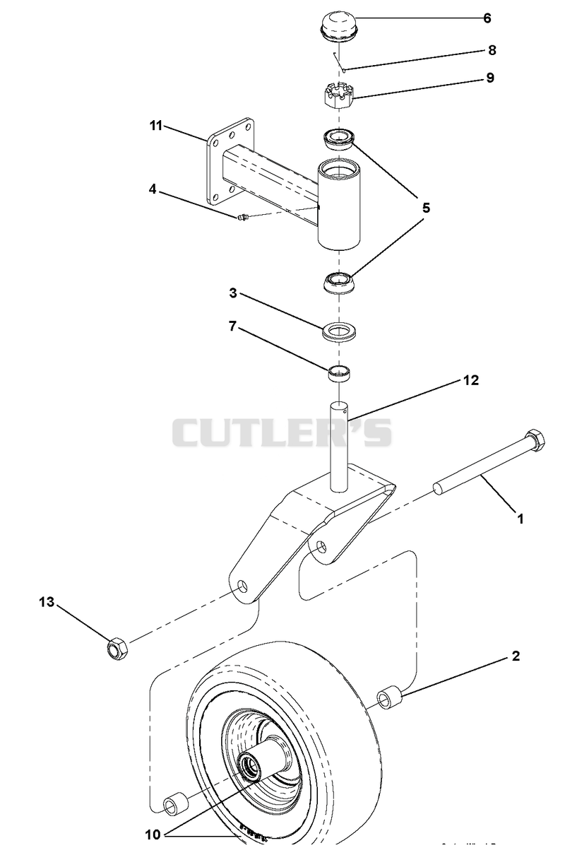 Caster Wheels and Rear Wheels