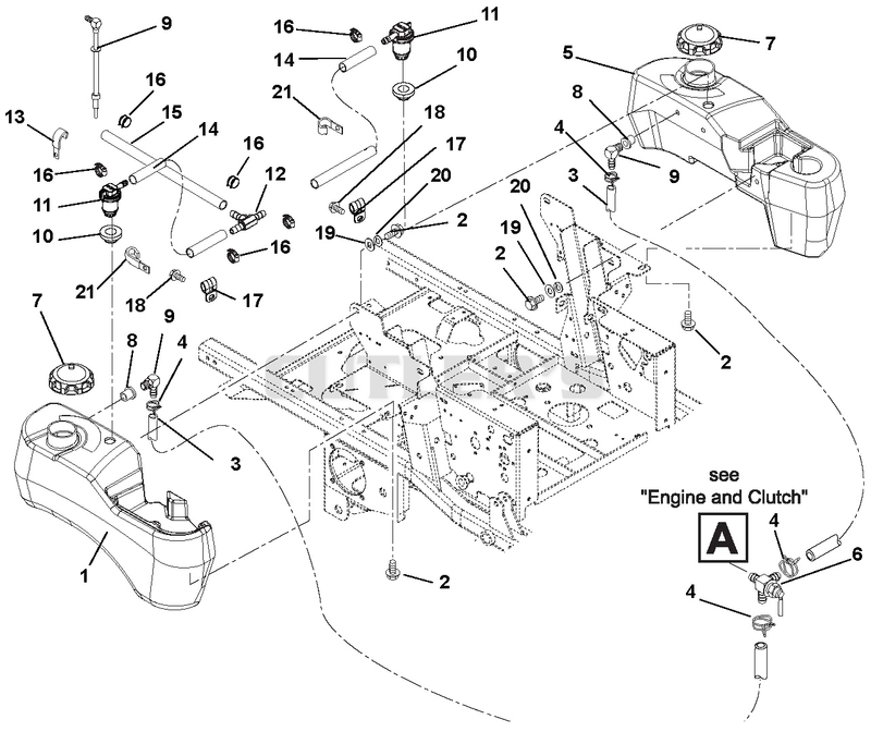 Fuel Tanks And Hoses