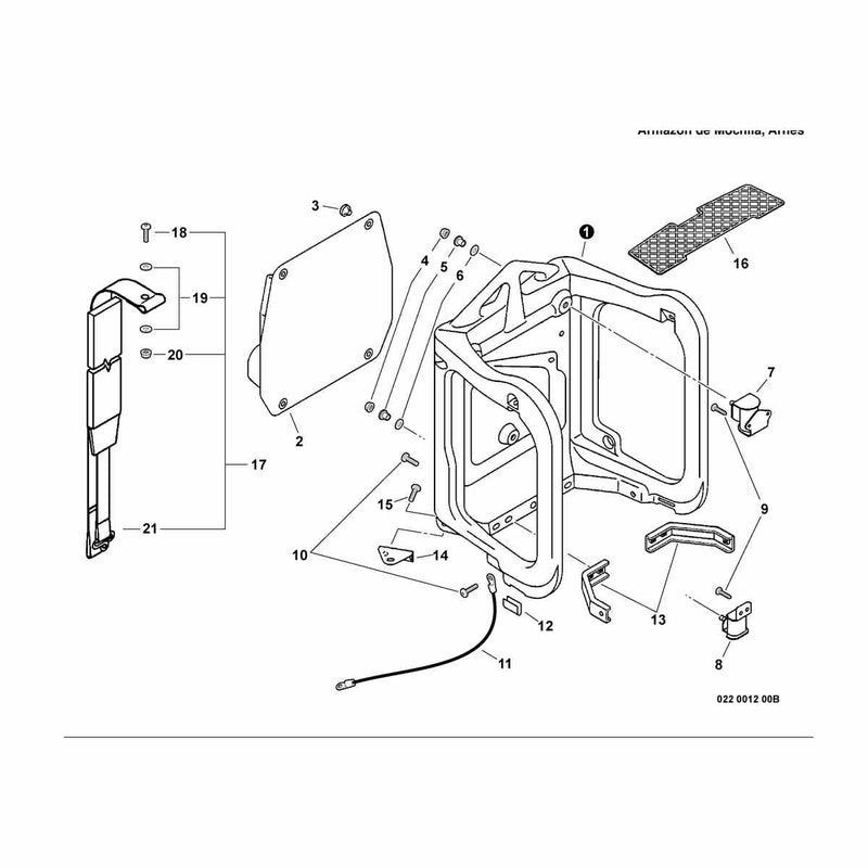 Backpack Frame, Harness