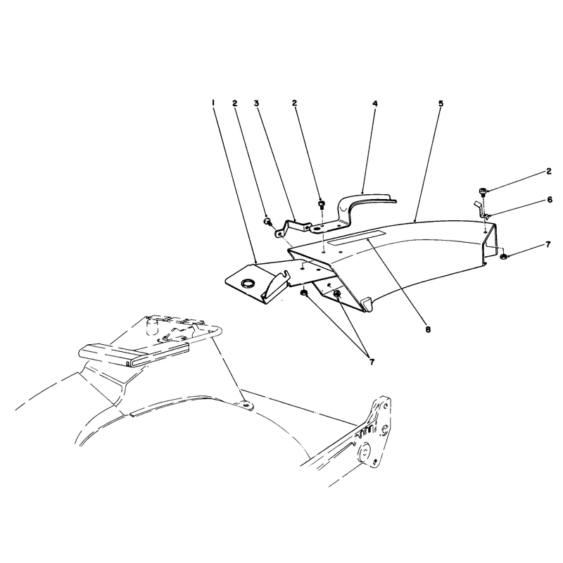 Side Discharge Chute Model No 59108 Optional