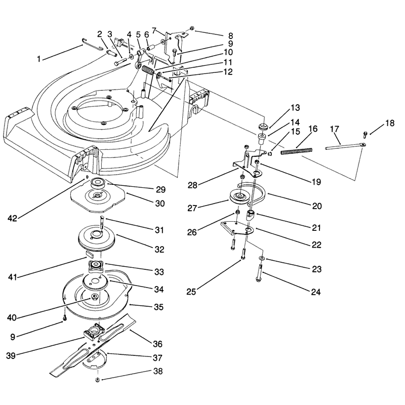 Blade Brake Clutch Assembly
