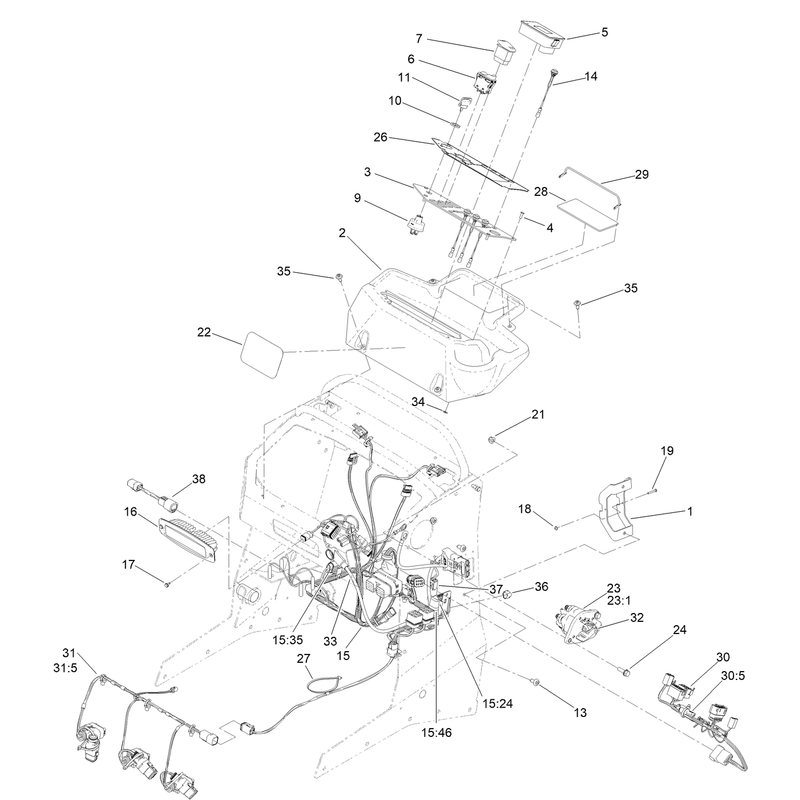 Control Panel and Harness Assembly