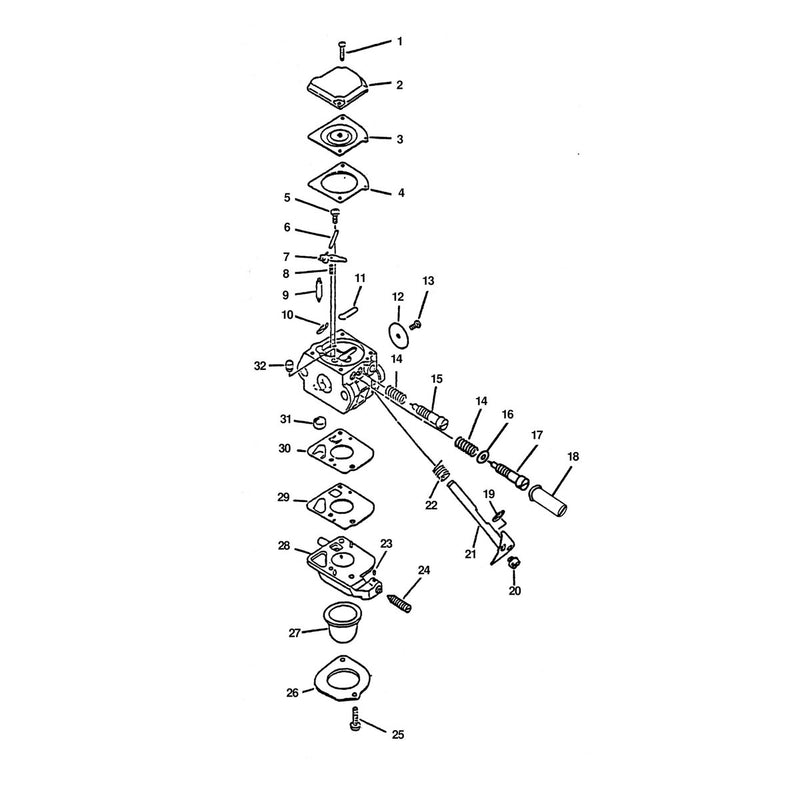 CARBURETOR S/N 028000 - 047406