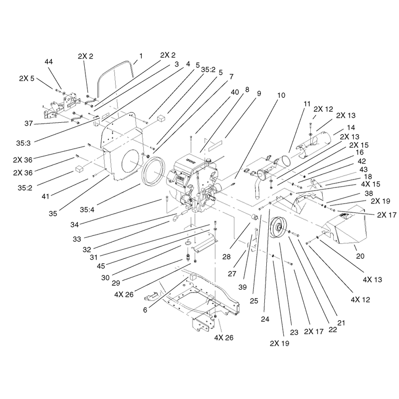 Air Cooled Engine Assembly
