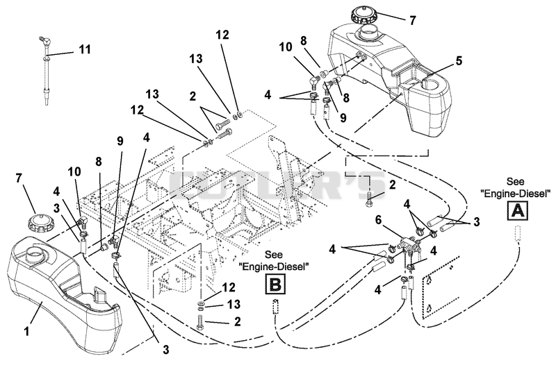Fuel Tanks And Hoses