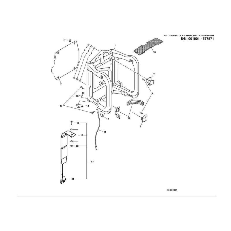 Backpack Frame, Harness