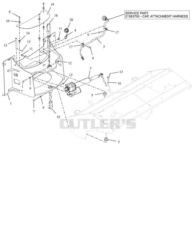 Brush Mount and Actuator