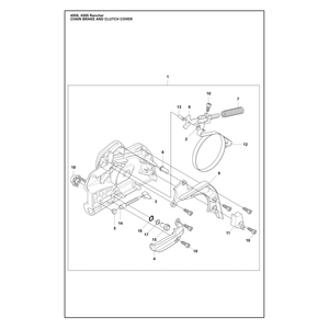 CHAIN BRAKE AND CLUTCH COVER