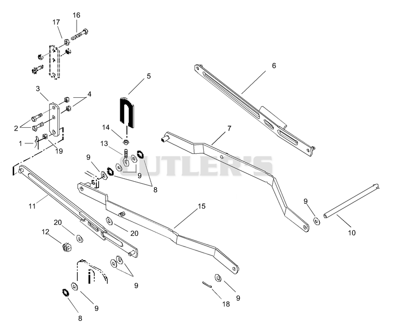 40" Hanger Arm