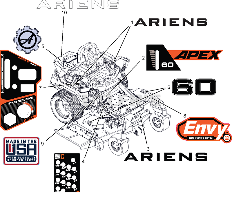 Decals - Style - 60" APEX