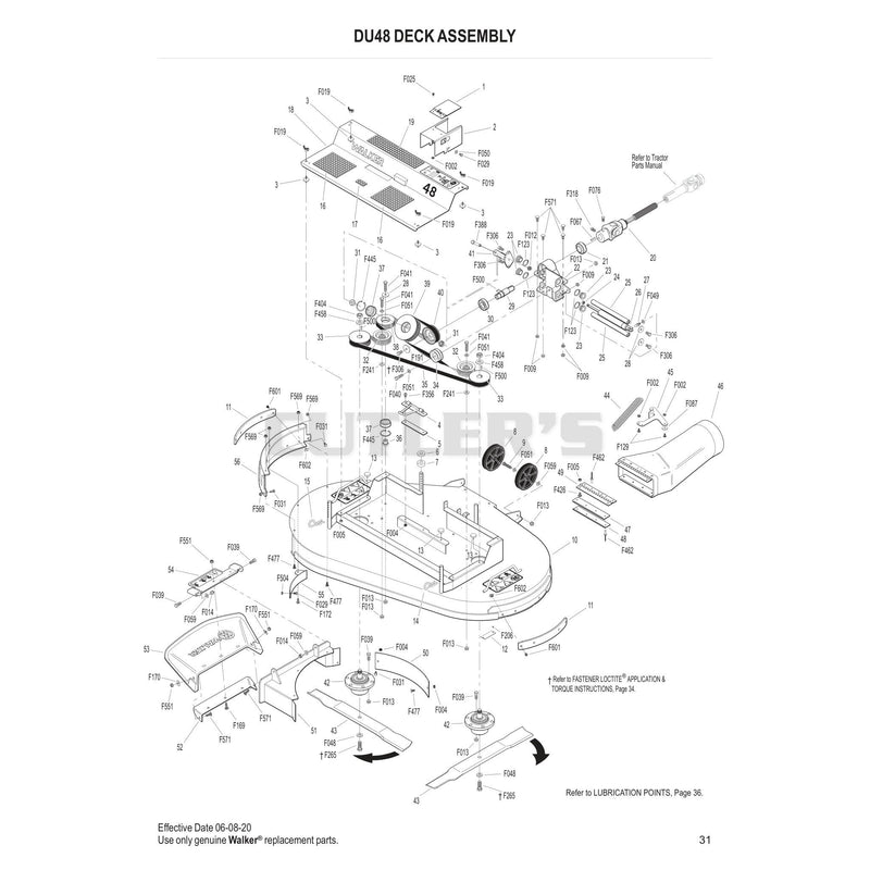 DU48 Deck Assembly