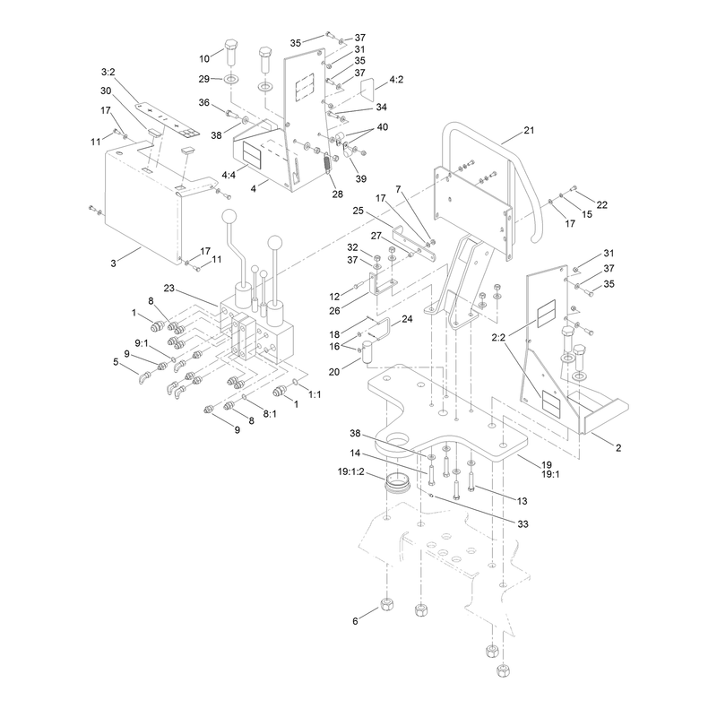Top Pivot Plate, Guard and Valve Assembly