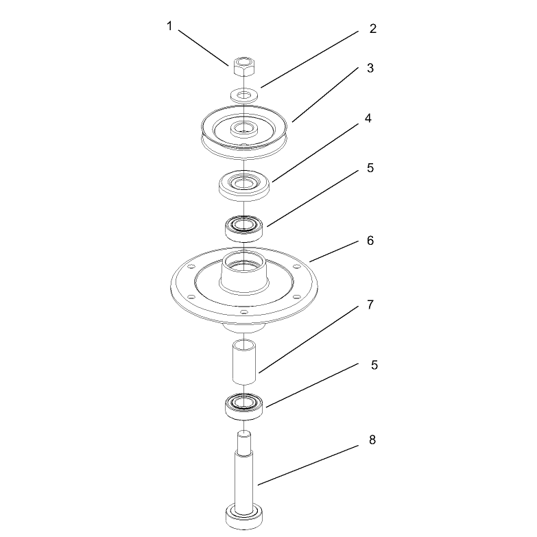 Spindle Assembly No 106-0787