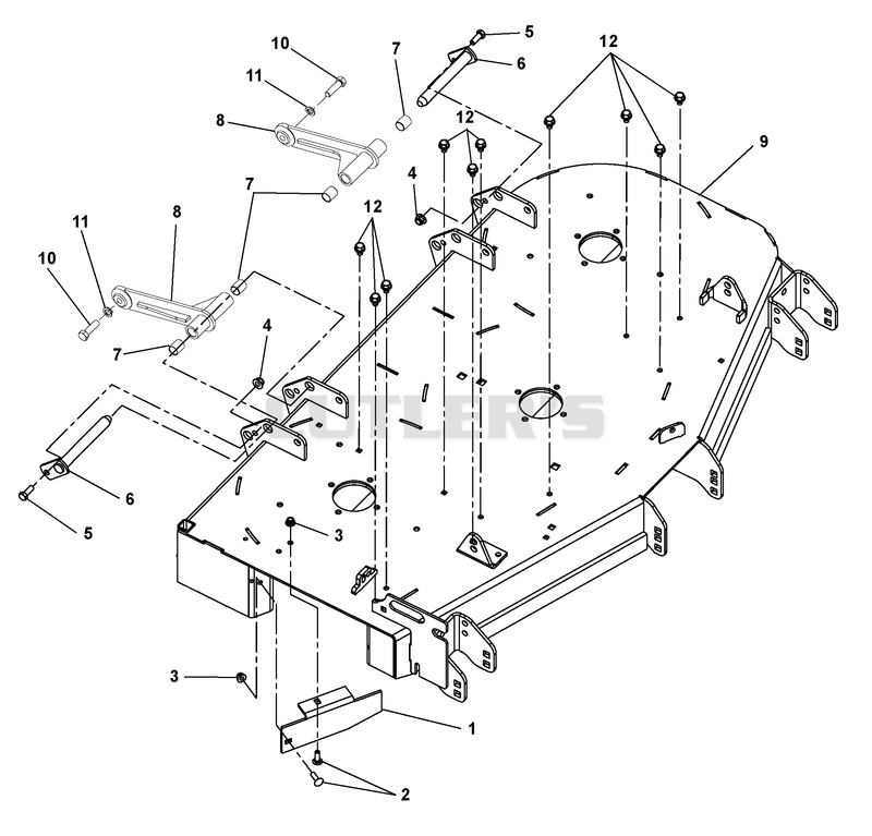 Deck and Mounting Arms