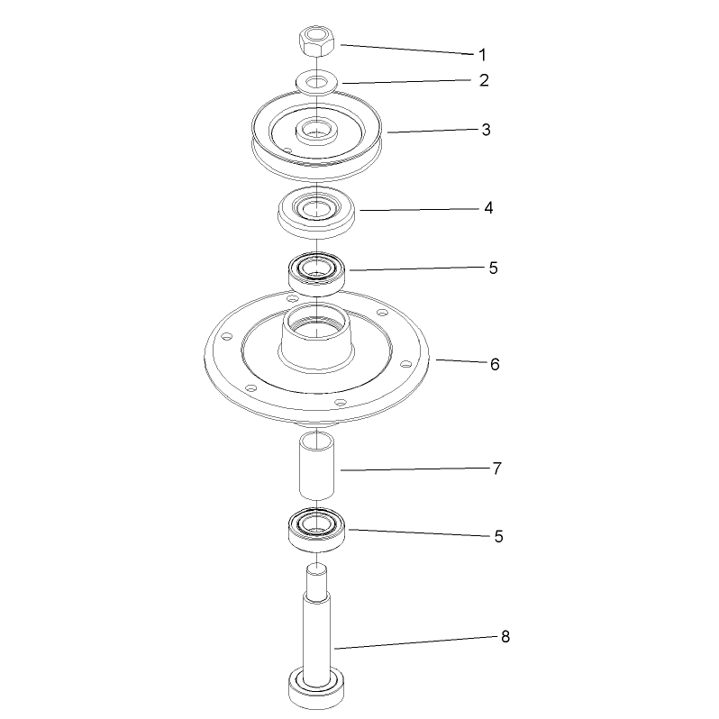 Spindle Housing Assembly No 106-0787