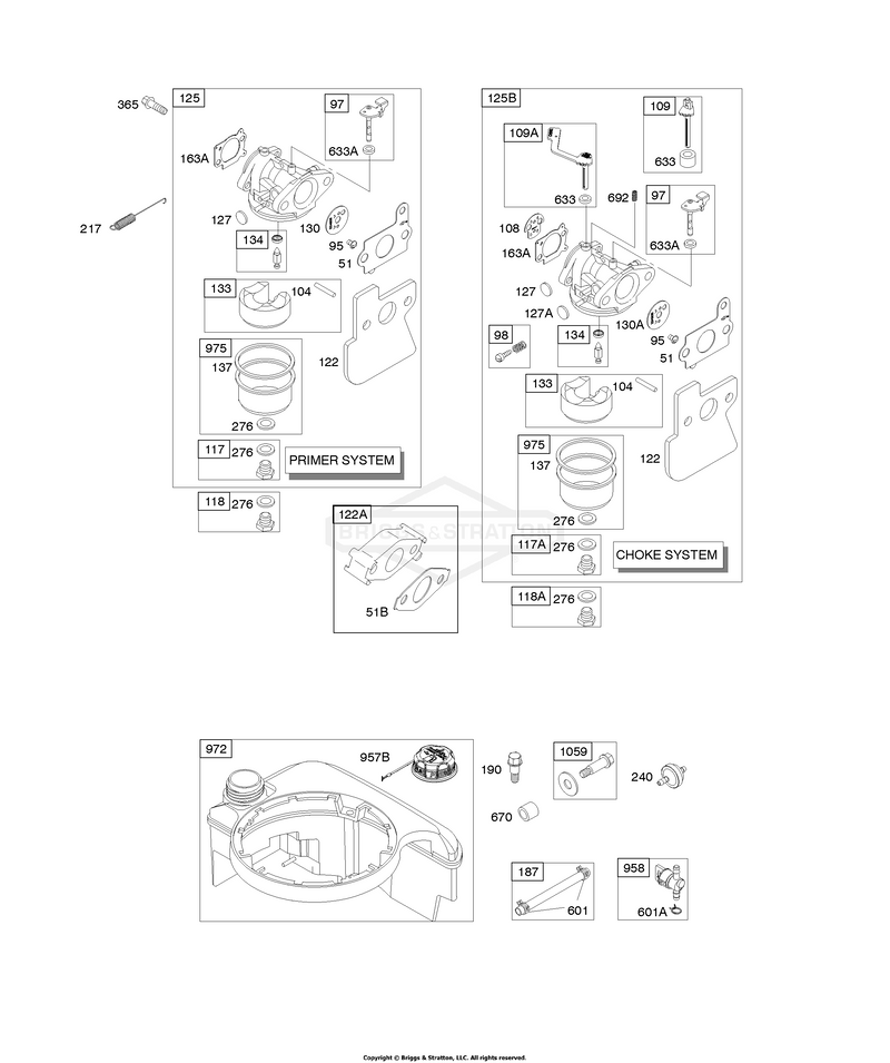 Carburetor, Fuel Supply