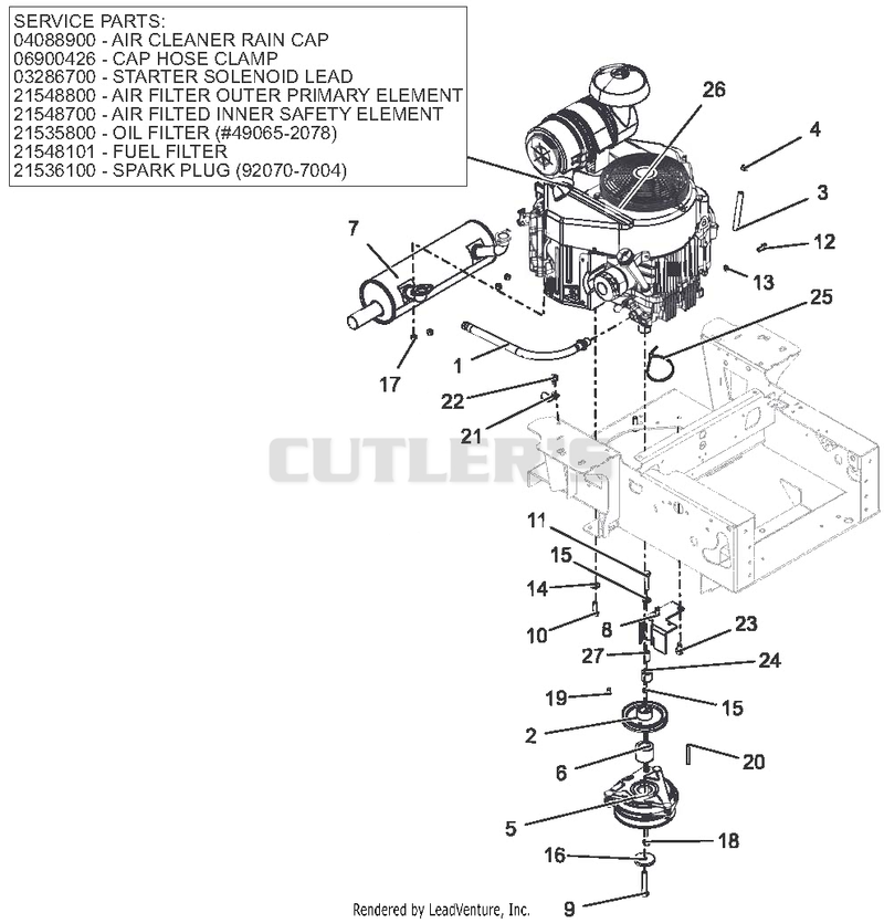 Engine - Kawasaki FX691