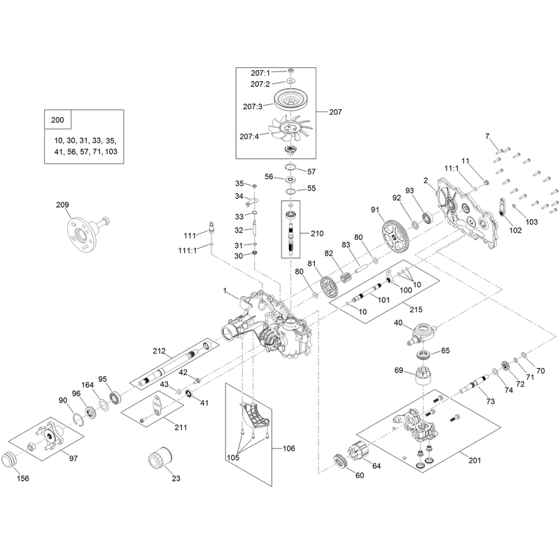 LH Transaxle Assembly No. 139-7490