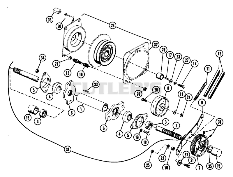 Front PTO And Electrical Clutch Early Models