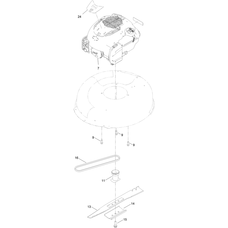 Engine and Blade Assembly