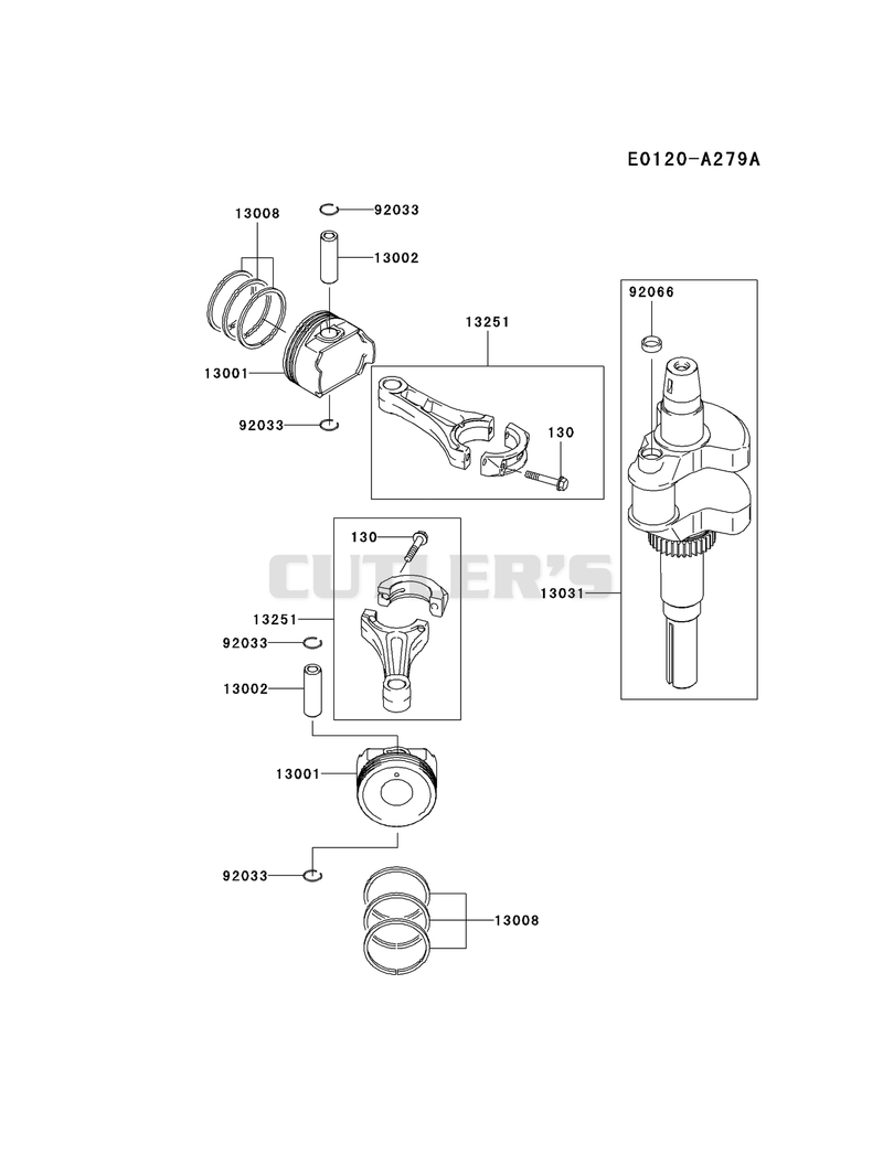 PISTON/CRANKSHAFT