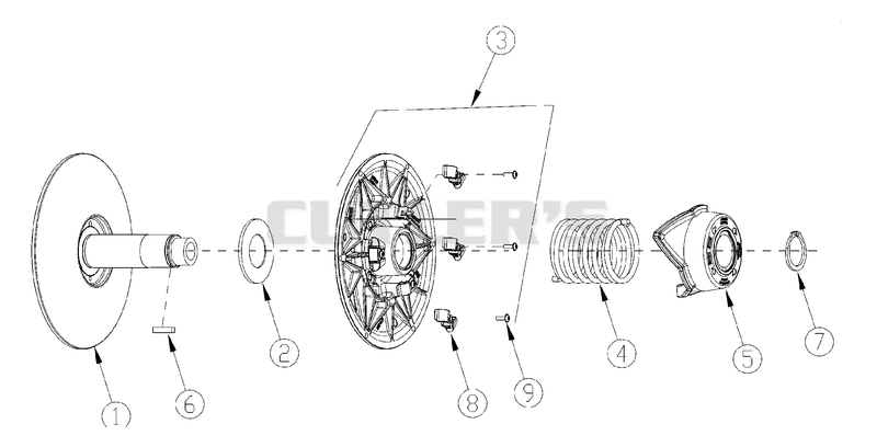 Drive Belt - Driven Pulley