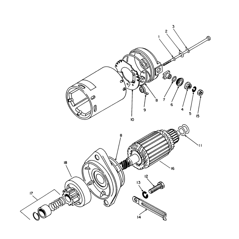 Starter Motor Assembly