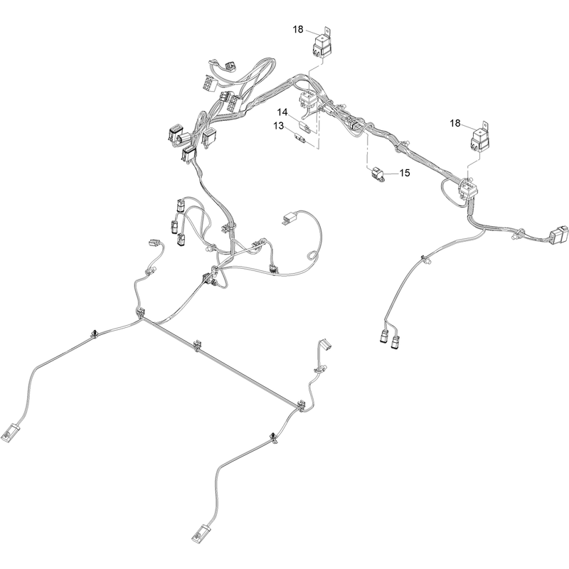 Main Wire Harness Assembly No 122-2377