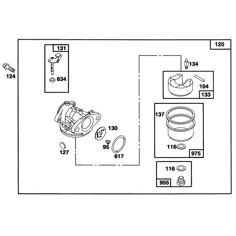 Engine Briggs and Stratton Model 12a802-0611-01