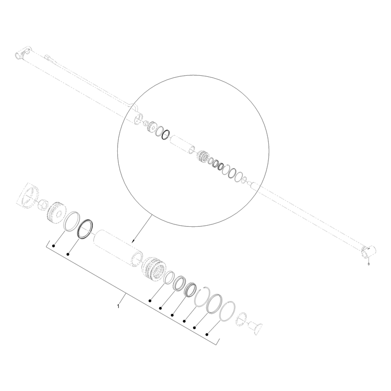 Hydraulic Cylinder Assembly No. 139-5718