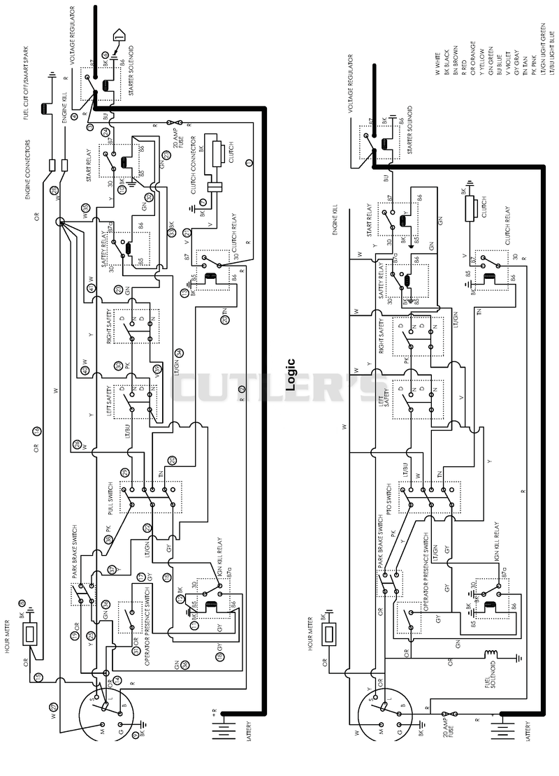 Wiring Diagram - Electric Start